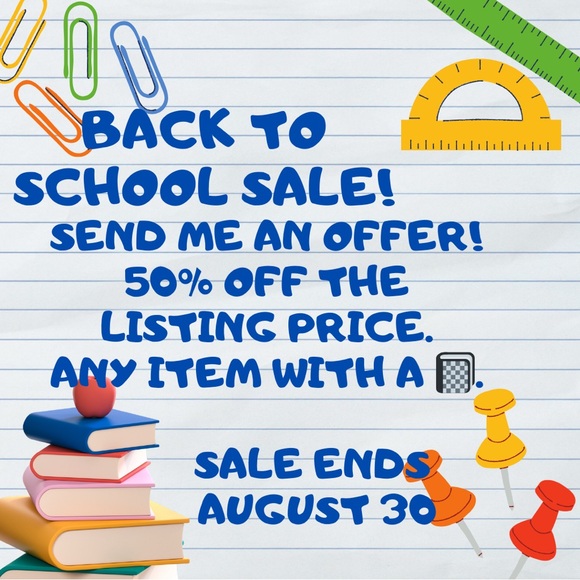 📚✂️✏️BACK TO SCHOOL SALE📚✂️✏️